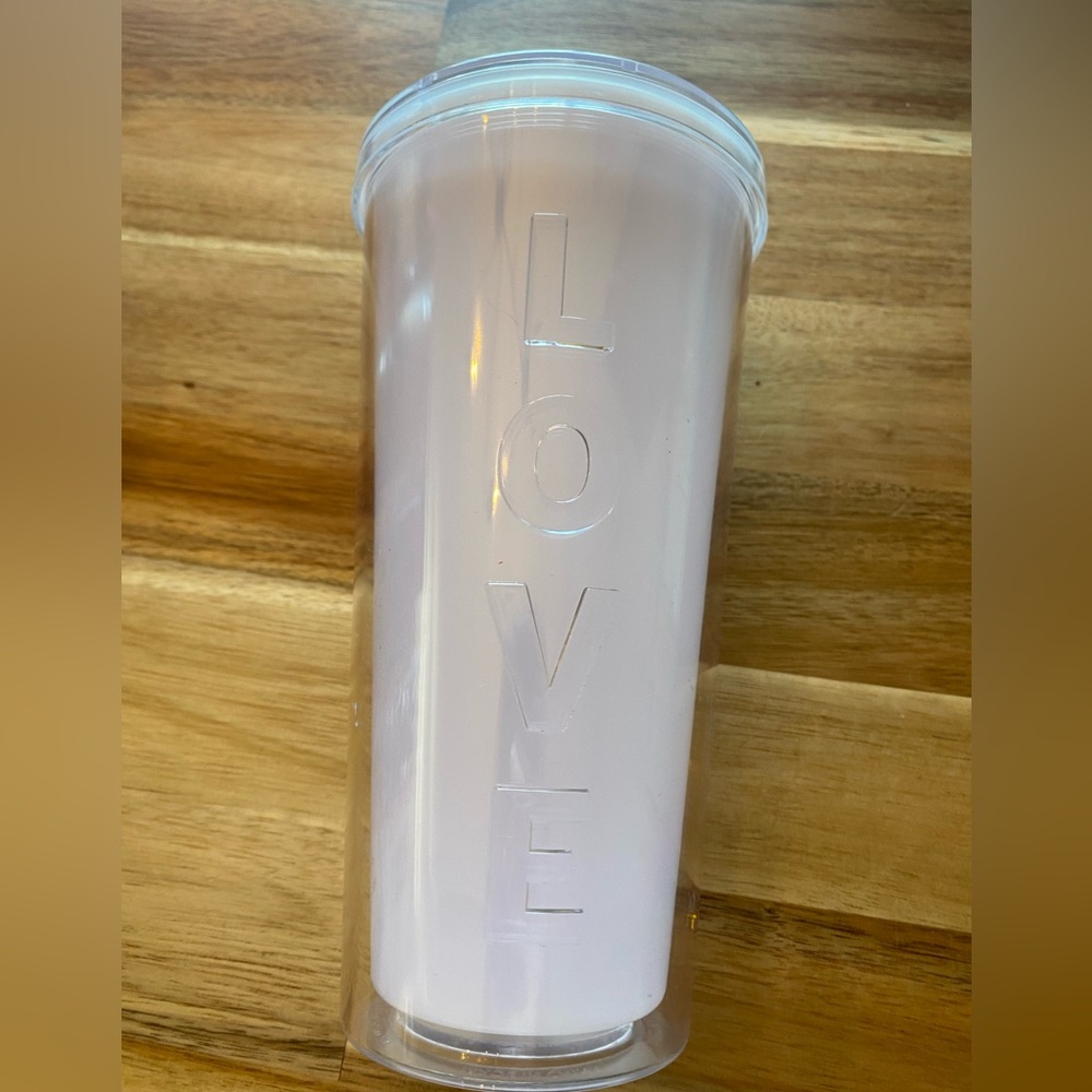 Pale pink love 22 oz cup
